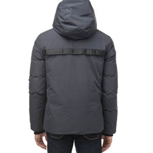 Veste matelassée pour homme sur mesure OEM Logo personnalisé Manteau d'hiver décontracté avec poches - Product Image 4