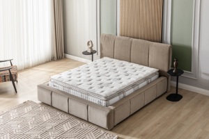 Matelas MONS moderne à ressorts ensachés et mousse – Hypoallergénique et personnalisable pour usage agricole et hospitalier, mobilier de chambre King Size - Product Image 3