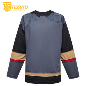 Uniforme de hockey sur glace de haute qualité, vêtements de sport 100% polyester légers, imprimés, respirants, logo personnalisé, nom de l'équipe, OEM - Product Image 2