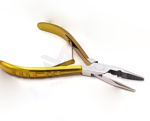 Kit d'outils pour extensions capillaires en acier inoxydable de qualité chirurgicale supérieure : Pince à micro-anneaux, Pince à sertir, Crochet à boucle pour points morts - Product Image 3