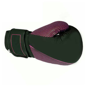 In Pink & <b>Black</b> Color Fighting Training Boxing <b>Gloves</b> Guantes de Boxeo Fashionable Leather Boxing <b>Gloves</b> - Product Image 6