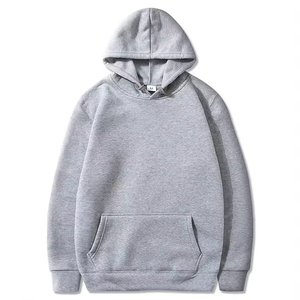 Sweat à capuche unisexe en polyester/coton avec logo personnalisé, coupe classique, doublure polaire, poche, longueur standard, haute qualité, pour l'hiver - Product Image 1