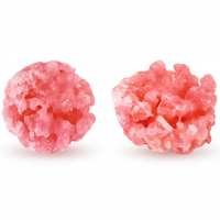 Groothandel Fruitige Aardbei Popping Harde Chocolade Snoepjes |   10g roze bal |   Bulk OEM-leverancier 180 stuks/doos |   Namu Internationaal |