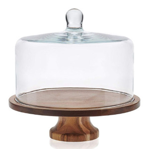 WHOLESALE HIGH QUALITY TWO <b>TIER</b> NATURAL WOOD DISPLAY TABLETOP STAND BAKEWARE WOOD <b>CAKE</b> TOOL for RESTAURANT PARTIES <b>CAKE</b> STAND - Product Image 6