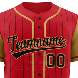 Nueva Camiseta de Béisbol Lisa, Diseño Personalizado, Camiseta de Béisbol Blanca para Hombre, Camisetas de Béisbol al por Mayor - Product Image 2