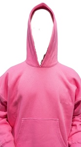 Sudadera con Capucha Informal Personalizada de Algodón y Felpa, Color Sólido, Transpirable - Product Image 3