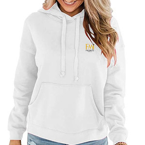 Sweats à capuche décontractés de couleur unie de bonne qualité avec taille personnalisée Sweats à capuche en molleton épais de grande taille pour femmes - Product Image 1