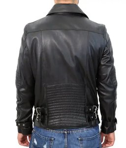 OEM Custom Design Men's Vintage Genuine Leather <b>Jacket</b> with Waterproof Breathable Features and Cool Custom Options - Product Image 4