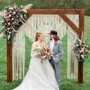 Cortina Decorativa para Arco de Boda, Tapiz de Pared Colgante para Bodas - Product Image 1