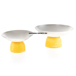 Set of Two Metal Chocolate Bowl With Resin Base Round Shape luxury <b>Sweet</b> Bowl Excellent Quality handmade Chocolate Bowl - Product Image 3