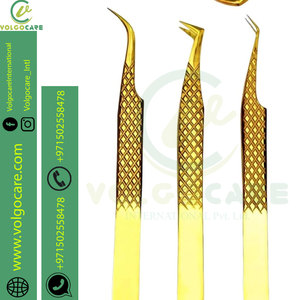 Pinzas de punta de acero inoxidable al mejor precio 2024 en colores surtidos para desplumar cejas Pinzas de acero inoxidable de grado médico - Product Image 4
