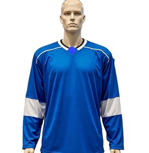 Sur mesure bas quantité minimale de commande haute qualité pratique en gros personnalisé hommes femmes vêtements de Hockey jeunesse pas cher blanc maillots de Hockey sur glace 2025 - Product Image 1