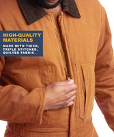 Overoles de Trabajo Impermeables de Alta Visibilidad para Hombre de QUICK WAY INDUSTRIES, Overol de Manga Larga con Aislamiento, Certificado Oeko-Tex