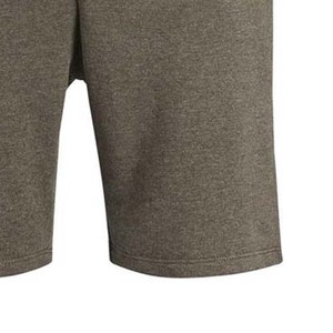 Pantalones cortos de gimnasio de algodón de peso pesado para hombre al por mayor pantalones cortos deportivos de lana transpirables de secado rápido tela de lona de cintura alta - Product Image 3