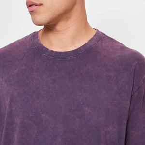 Camisetas de Hip Hop para Hombre, Personalizadas, Lisas, de Tela Oxford, Transpirables, Lavadas al Ácido, de la Más Alta Calidad y Más Populares - Product Image 6