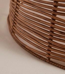 Natural de caña de mimbre tejido abierto árbol Collar de Navidad tejido de mimbre árbol falda árbol de algas marinas árbol soporte base para decoración del hogar regalo - Product Image 4