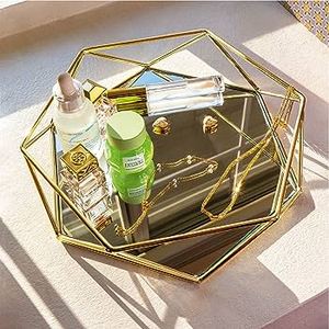 Best Quality Leaf Shape Metal Serving <b>Trays</b> With Brass Handle for Hotel <b>Dinner</b> Ware Special Design Available at Low Price - Product Image 5