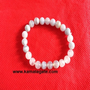 Pulsera Elástica de Calcita Natural de 8mm con Cuentas de Piedras Semipreciosas, Artesanía con Gemas, Pulsera Espiritual Curativa - Product Image 3