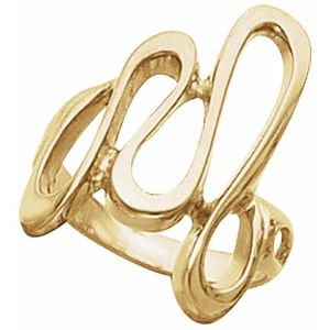Anillos de Moda Stuller en Oro Chapado de 14K, Modelo 5089:6108P, con Incrustaciones Geométricas en Aleación de 18K y Cobre, Talla Única, Joyería para Regalo - Product Image 1