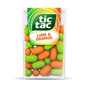 Best Quality Hot Sale Price TIC TAC VARIETY FLAVOURS SWEETS 5 x 18g LIME, ORANGE, MINT,FRUIT,CHERRY COLA