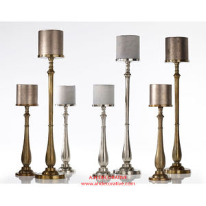 Portavelas de Pilar dorado hecho a mano con impresión personalizada, decoración del hogar, portavelas de aluminio y Metal a la venta, precio al por mayor - Product Image 2