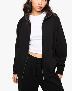 Conjunto Deportivo de 2 Piezas para Mujer, Talla Grande, Transpirable, Duradero, de Algodón Atlético, con Cremallera, para Correr, Venta al por Mayor - Product Image 6