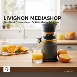 Exprimidores Premium Juice Boost de LIVINGTON MEDIASHOP para una Extracción Óptima de Jugos - Product Image 3