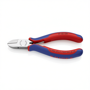 คีมตัดเฉียง Knipex Electronics ด้ามจับขัดเงาพร้อมด้ามจับแบบหลายส่วน หัวกลมและคีมปากเฉียง - Product Image 2