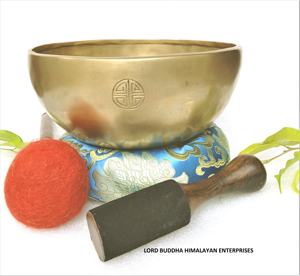 Bols chantants tibétains faits à la main, style religieux, en bronze, fabriqués au Népal, art et objet de collection Gaurab, méditation, métal - Product Image 2