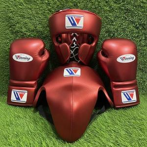 Ensemble de boxe Winning Brown avec gants de boxe, protège-tête et protège-aine, protection de sécurité, cuir véritable confortable, MMA - Product Image 6