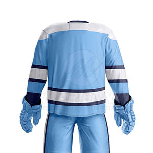 Venta caliente de logotipo personalizado de impresión de hockey sobre hielo conjuntos de uniforme cómodo transpirable precio bajo - Product Image 6