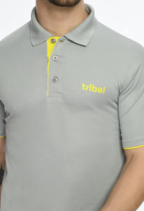 High Quality Solid Men's T-<b>Shirts</b> Custom Front Logo Button Design Short Sleeve Casual T-<b>Shirts</b> at Affordable Prices - Product Image 2