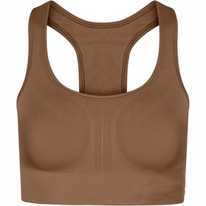 Soutien-gorge de sport pour femmes, respirant, logo avant en nylon spandex de grande taille, fabriqué au Pakistan - Product Image 2