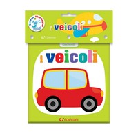 Juguetes Educativos de Espuma EVA Suave Estilo Edicart, Libro de Palabras para el Día a Día, Juguetes Chirriantes Coloridos para el Aprendizaje Infantil, 2 Artículos, 0+8 Páginas, Hecho en Italia