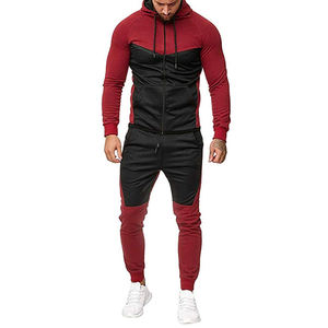 Customized Men Tracksuit Sets Fleece Two Piece Pullover <b>Hoodie</b> & Sweatpants Track Suit Set Men Tracksuit - Product Image 3