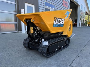 JCB Electric Mini Loader HTD-5E <b>Track</b> <b>Dumper</b> Yellow With Blue Plug Logo - Product Image 2