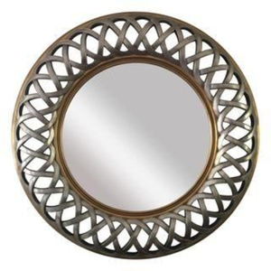 Fancy Decorative Metal Wall <b>Mirror</b> Antique Finished for Home Living Room <b>Bathroom</b> Decor <b>Round</b> Shape Wall <b>Mirror</b> - Product Image 1