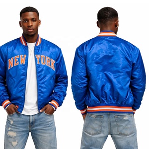 Custom Satin Unisex Standard Varsity <b>Jacket</b> Streetwear Embroidery Casual Baseball Vintage Oversized Bomber Winter Heated - Product Image 1