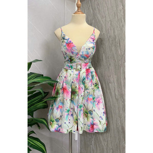 Vestido veraniego de noche de mezcla de poliéster transpirable y elegante - Product Image 5