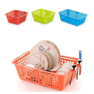 ANAX - Juego de 2 Cestas Plegables para Cocina, de Plástico Rectangular, para Secar y Almacenar Utensilios, Acabado Liso, Grado A Plus, Multiusos - Product Image 6