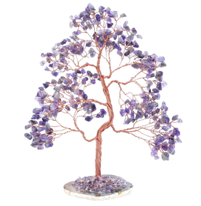 Arbres d'aventurine verte naturelle faits à la main de vente chaude avec des tranches d'agate Base arbre d'argent de chance pour la décoration de la maison - Product Image 6