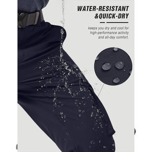 Vêtements de rue en gros, logo personnalisé, vestes imperméables et coupe-vent pour hommes, brodées, taille haute, mélange de coton, sport de gym - Product Image 2