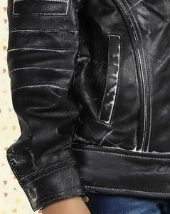 OEM Service 2025 Kids <b>Leather</b> <b>Jacket</b> Solid <b>Leather</b> <b>Jacket</b> for Spring and Autumn Winter Kids Waterproof <b>Jackets</b> - Product Image 4