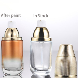 ชุดขวดผลิตภัณฑ์ดูแลผิวแบบครบวงจร - เก็บผลิตภัณฑ์บำรุงผิวครบชุดในบรรจุภัณฑ์แก้วพรีเมียม - Product Image 5