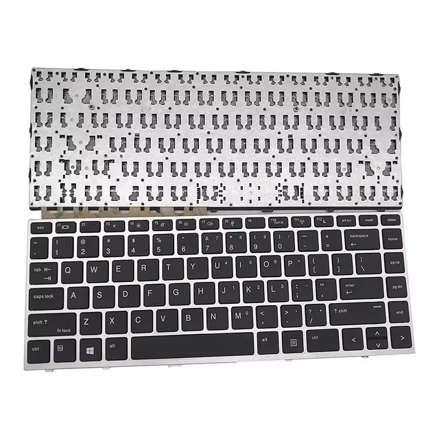 Brand New Genuine for HP EliteBook 2560p 2570p Series - 638512-001 With Frame Replacement Black US  Notebook Laptop Keyboard