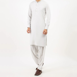 Ensemble Shalwar Kameez pakistanais, vêtements islamiques, Salwar Kameez pour hommes, 100% coton, sans plis, séchage rapide, vente en gros - Product Image 1