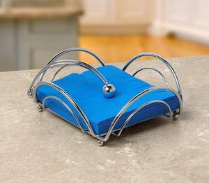 Support à mouchoirs Porte-serviettes unique Nouveau design Boîte à serviettes Boîte de rangement pour serviettes en métal pour la maison et les hôtels - Product Image 3