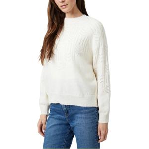Pull col rond personnalisable pour femmes pull Jacquard de couleur unie pour l'hiver Style décontracté ordinateur tricoté - Product Image 3