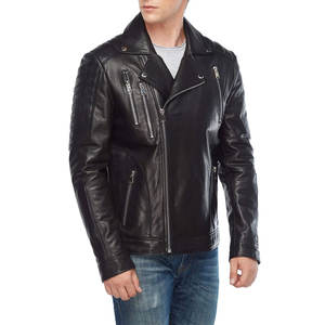 Veste en cuir véritable personnalisable Offre Spéciale pour hommes à vendre Veste en cuir de haute qualité pour hommes du meilleur fournisseur - Product Image 2