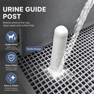 Inodoro para perros grandes de 60 cm con protector antisalpicaduras alto, bandeja de entrenamiento para cachorros, envío directo desde la UE, en stock en Polonia - Product Image 4
